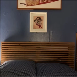 160CM Ahşap 2 Adet Raflı Yatak Başlığı 160CM x 60CM Ceviz