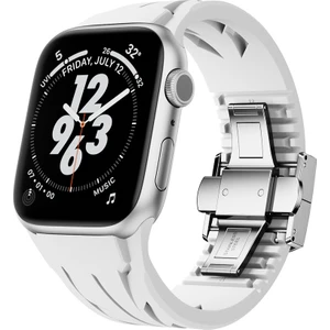 Kip GSM Apple Watch 44MM - KRD-127 Metal Tokalı Silikon Kordon