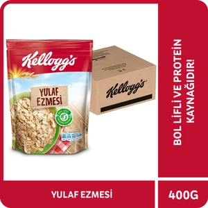 Yulaf Ezmesi 400 gr x 10 Adet, %100 Yulaf Ezmesi, Lif ve Protein Kaynağı