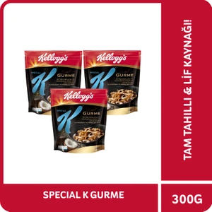 Special K Bitter Çikolatalı & Hindistan Cevizi Dilimli 300 Gr x 3 Adet,%46 Yulaf içerir