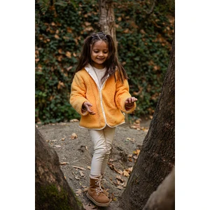 Luckka Heritage Heritage Puffy Astarlı Peluş Bebek Çocuk Ceket - Kopüşonlu Peluş Mont - Ztpufceket