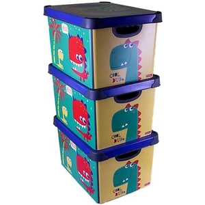 Style Box Dude Dekoratif Oyuncak Kutu Seti - 3 x 17 Lt