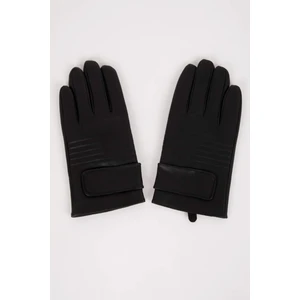 Erkek Suni Deri Eldiven C7199AX24WN