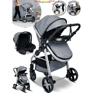 950 Tayla 6 In 1 Mama Tablalı Çift Yönlü Travel Sistem Bebek Arabası