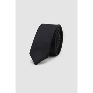 D'S Damat Siyah Düz 4 cm Kravat