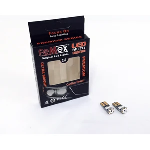 Premium 15SMD Mini T10 LED Ampul Parlak Kırmızı