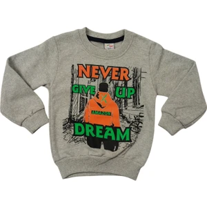 Never Baskılı Sweat