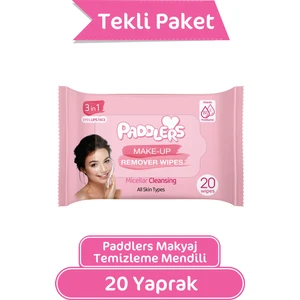 3'ü 1 Arada 20'li Makyaj Temizleme Mendili