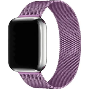 Apple Watch 5/6/7/8/se 38MM 40MM 41MM Watch 10 42MM Uyumlu Metal Hasır Kordon