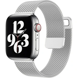 Apple Watch 5/6/7/8/se 38MM 40MM 41MM Watch 10 42MM Uyumlu Metal Hasır Kordon