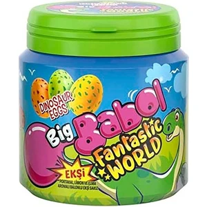 Big Babol Fantastic World Portakal, Limon ve Elma Aromalı Ekşi Sakız 90G