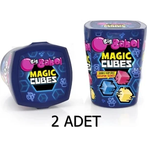 Big Babol Magic Cubes  Karışık Meyve Aromalı Balonlu Sakız 25G (2 Adet)