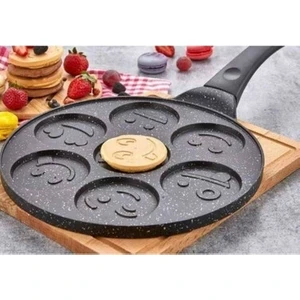 Granit Pankek Tavası Desenli