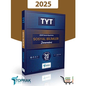 Toprak Yayıncılık 2025 Model TYT Sosyal Bilgiler Bilimler 20'li Deneme
