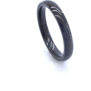 Siyah Çelik Yüzük Alyans 2 mm YZK-220