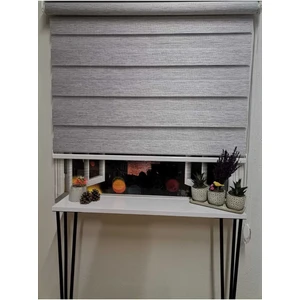 Bambu Raks Gri Zebra Perde