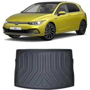 Volkswagen Golf 8 Üst Konum 2020 +  3D Bagaj Havuzu Siyah