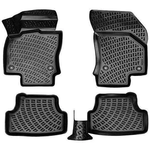 Volkswagen Golf 7-7.5   2013-2020   3D Havuzlu Paspas Siyah