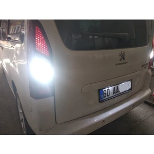 Peugeot Partner Tepee Araçlar İçin LED Geri Vites Aydınlatma Ampulu Parlak Beyaz