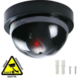 Gerçek Bir Kameradaymış Gibi Görünüm Yaratır.caydırıcı Demo Kamera – Gerçekci–ışıklı–sensörlü- 1ADET