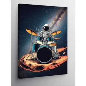 Kanvas Tablo Ayda Bateri ve Astronot