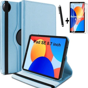 M.TK Moveteck Xiaomi Redmi Pad Se 8.7 Inç Tablet Kılıfi Standlı Kapak Ekran Koruyucu ve Kalem Set