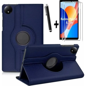 M.TK Moveteck Xiaomi Redmi Pad Se 8.7 Inç Tablet Kılıfi Standlı Kapak Ekran Koruyucu ve Kalem Set