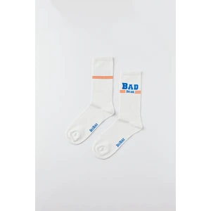 Bad Bear Saturn Beyaz Unisex Çorap