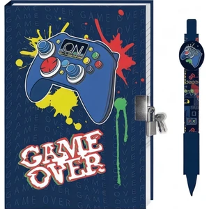 Game Over   Tükenmez Kalem Hediyeli Kilitli Günlük 60YP.  ( 12*18 cm )