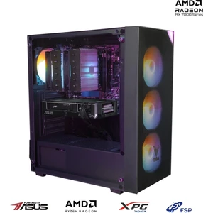 Pch-X3 Ryzen 5 7500F 16GB Ddr5 512GB Nvme Rx 7600XT 16GB Gaming Hazır Sistem