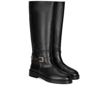 Kadın Siyah Deri Çizme
