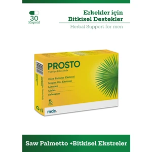 Prosto (Saw Palmetto, Isırgan Otu, Likopen, Çinko, Selenyum) 30 Kapsül