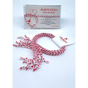 Concept Hubutu 10’lu Kalpli  Yılbaşı Hediyelik Kartlı Jelatinli Marteniçka Bilekliği Seti