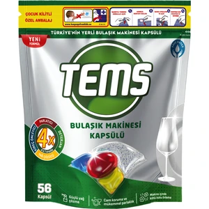 4 Etkili Bulaşık Makinesi Kapsül Deterjanı 56 Adet