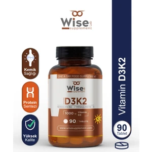 Vitamin D3 + K2 90 Tablet