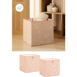 Ocean Home Textile 2'li Çocuk Odası Deniz Kızı Kutu Set 33 x 30 x 33 cm