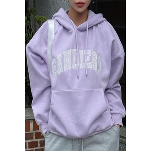 Sandiego Baskılı Oversize Sweatshirt