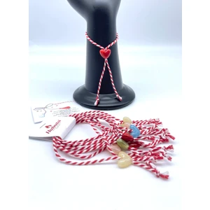 Concept Hubutu 10’lu Kalpli  Yılbaşı Hediyelik Kartlı Jelatinli Marteniçka Bilekliği Seti