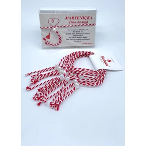 Concept Hubutu 10’lu İnci Kalpli  Yılbaşı Hediyelik Kartlı Jelatinli Marteniçka Bilekliği Seti