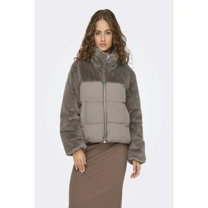 Onlwanja Fur Puffer Mıx Jacket cc Otw A.HAKİ15292945