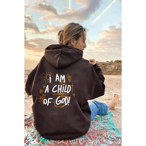 Uygun Tarz Sırt Baskılı Oversize Sweatshirt