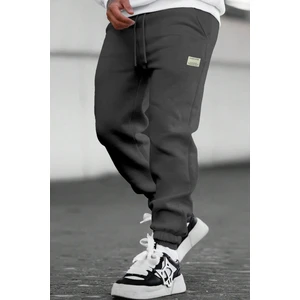 Ghassy Co. Erkek Armalı Günlük Rahat Içi Şardonlu Üç Iplik Paça Lastikli Jogger Eşofman Altı