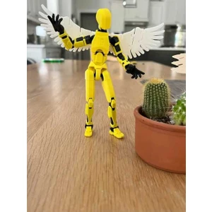 Dummy Figür Tüm Eklemleri Hareketli Kanatlı Model