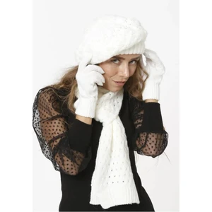 Kadın Kışlık Ressam 3'lü Set Atkı, Bere ve Eldiven Takımı