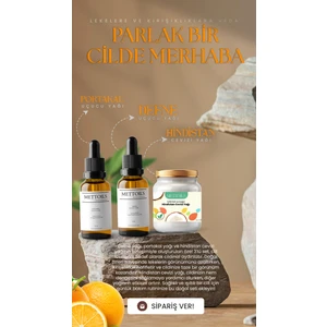 Kırışıklar ve Lekelere Doğal Çözüm – %100 Saf Defne, Portakal ve Hindistan Cevizi Yağları 3'lü Seti