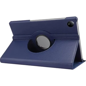 Xiaomi Redmi Pad Se 8.7 Uyumlu Kapak 360 Dönenbilen Deri Görünümlü Kapaklı Kılıf