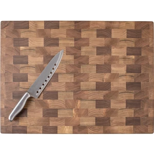 End Grain Ceviz El Yapımı Ahşap Kesme Tahtası | Sunum, Servis ve Dekoratif Kullanım