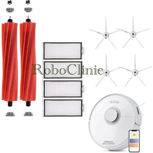 Roborock Q7 / Q7MAX / Q7MAX Plus (Beyaz)Uyumlu Ana Fırça,yan Fırça,filtre,yenileme Seti.
