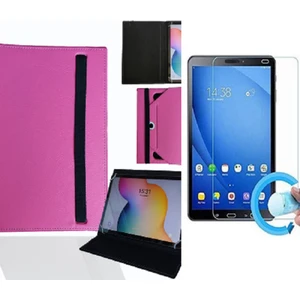 General Mobile E Tab 4 10.1" Tablet Uyumlu Standlı Tablet Kılıfı + Nano Ekran Koruyucu