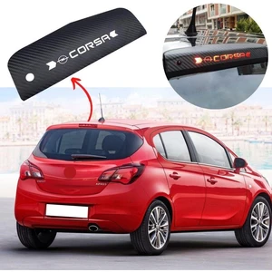 Opel Corsa E Karbon Arka Fren Stop Lambası Sticker
